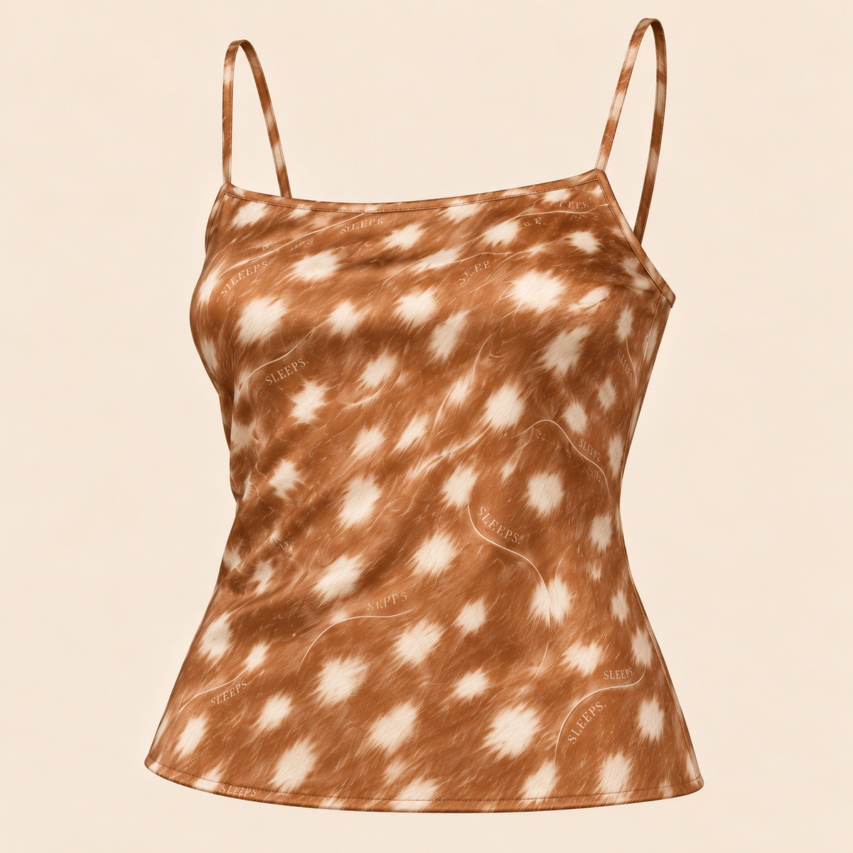 Softly Dappled Silk Camisole