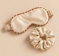 fawn cream eye mask scrunchie png