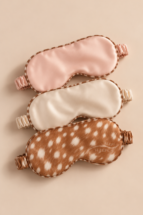 sleeps Dappled Dreams three eye mask colours detail